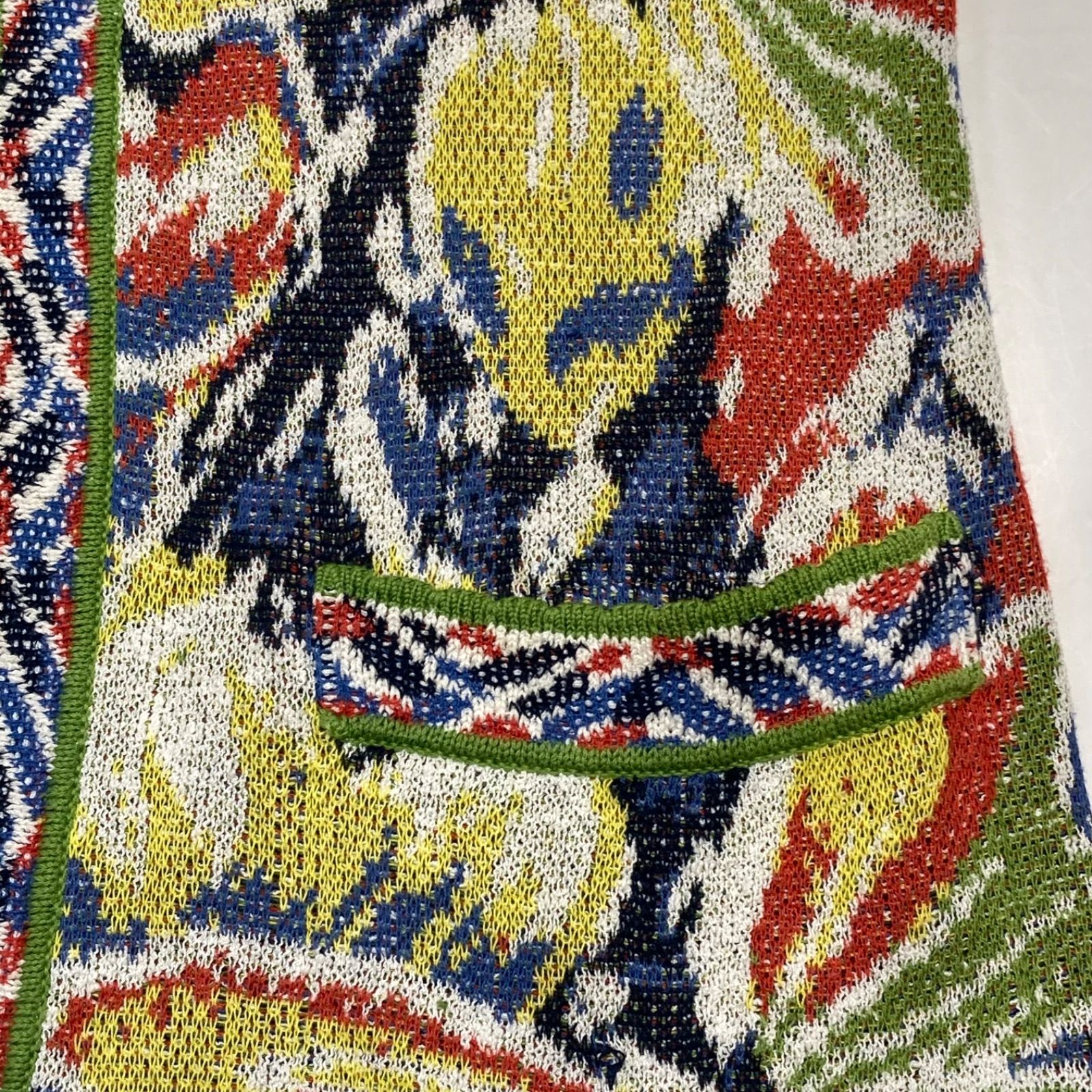 ミッソーニ　ジレ　ベスト MISSONI ミッソーニ KNIT VEST コットンニット ベスト チョッキ