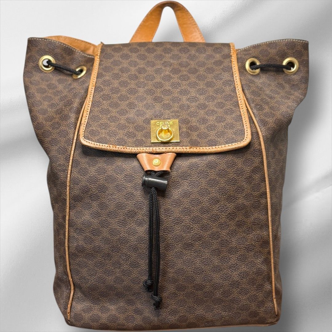 リュックCELINE オールドセリーヌ マカダム モノグラム レディース