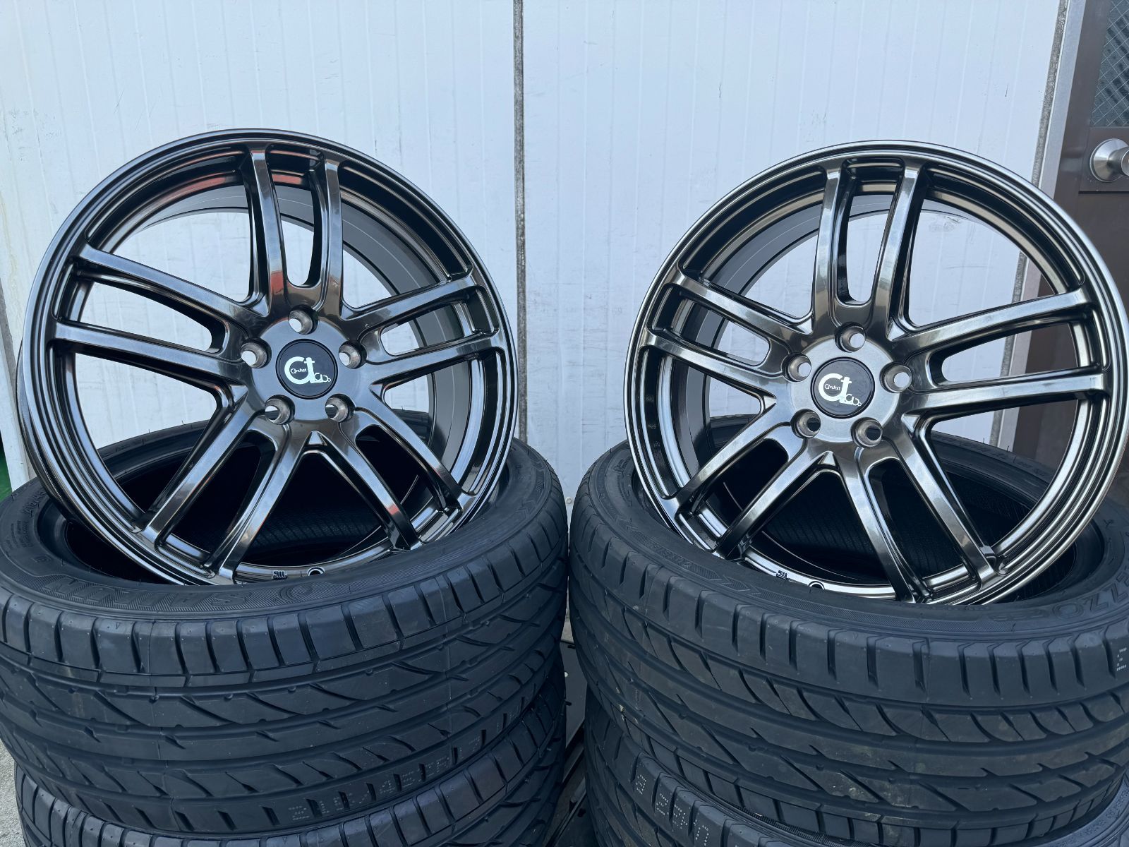 夏タイヤセット スイフトスポーツ（ZC33S）ホイール タイヤ 17インチ 特選タイヤ 195/45R17 205/45R17 タイヤホイール 4本セット 1台分