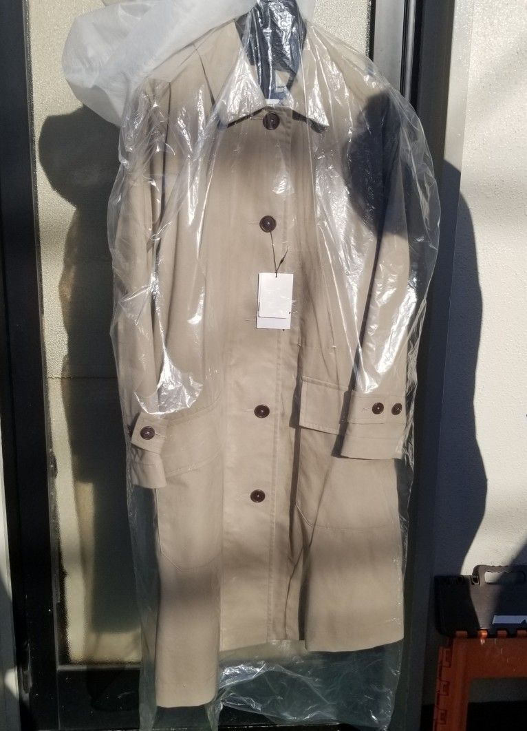 マーガレットハウエル PROOFED COTTON NYLON TWILL MHL./PROOFED COTTON NYLON TWILL COAT (DARK BROWN)