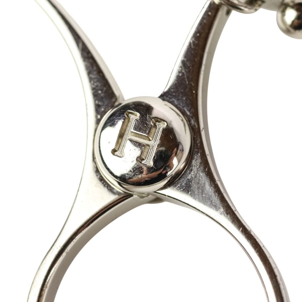 美品 HERMES エルメス グローブホルダー フィルー シルバー 保存箱付き エルメス フィルー グローブホルダー 手袋ホルダー シルバー 箱