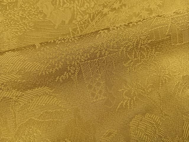 人物風景樹林地紋 桑染色