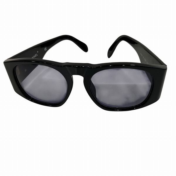 シャネル CHANEL マトラッセ 01450 ブラック×ゴールド ブルーレンズ ブランド小物 サングラス レディース