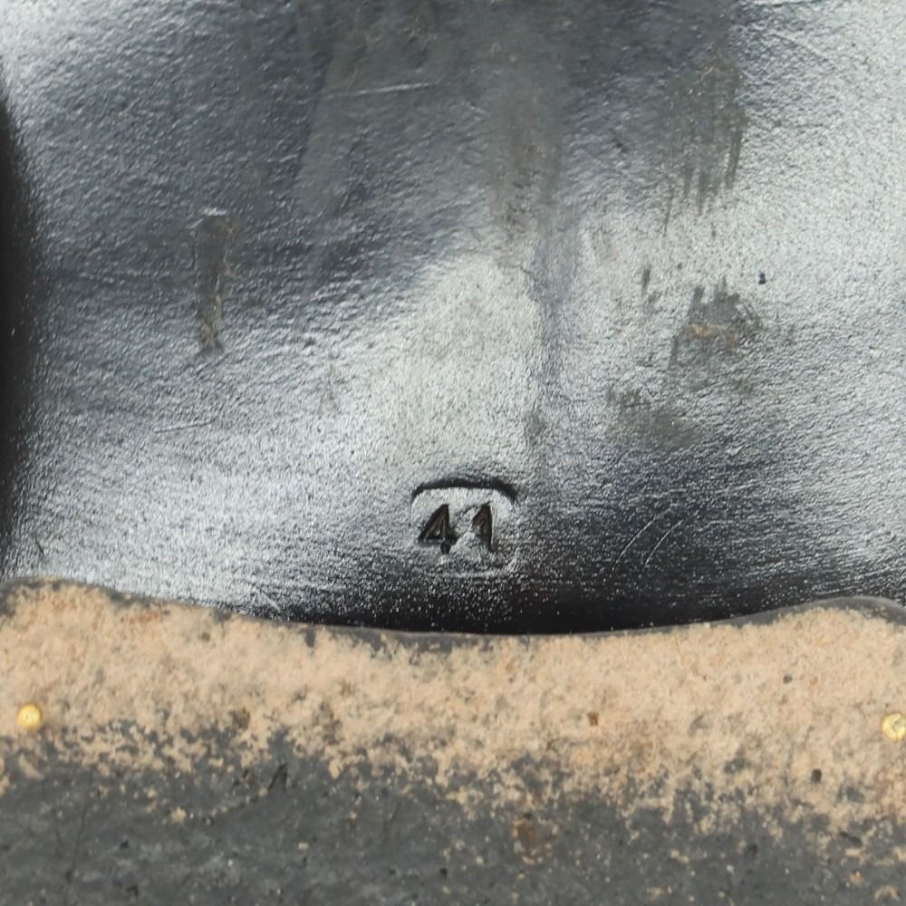  ナマチェコ × Enzo Bonafe プレーントゥ ドレスシューズ ネイビー サイズ41 メンズ デッキシューズ 靴