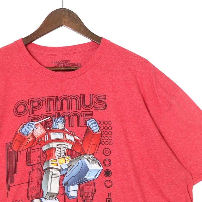 トランスフォーマー クルーネック半袖プリントTシャツ メンズUS