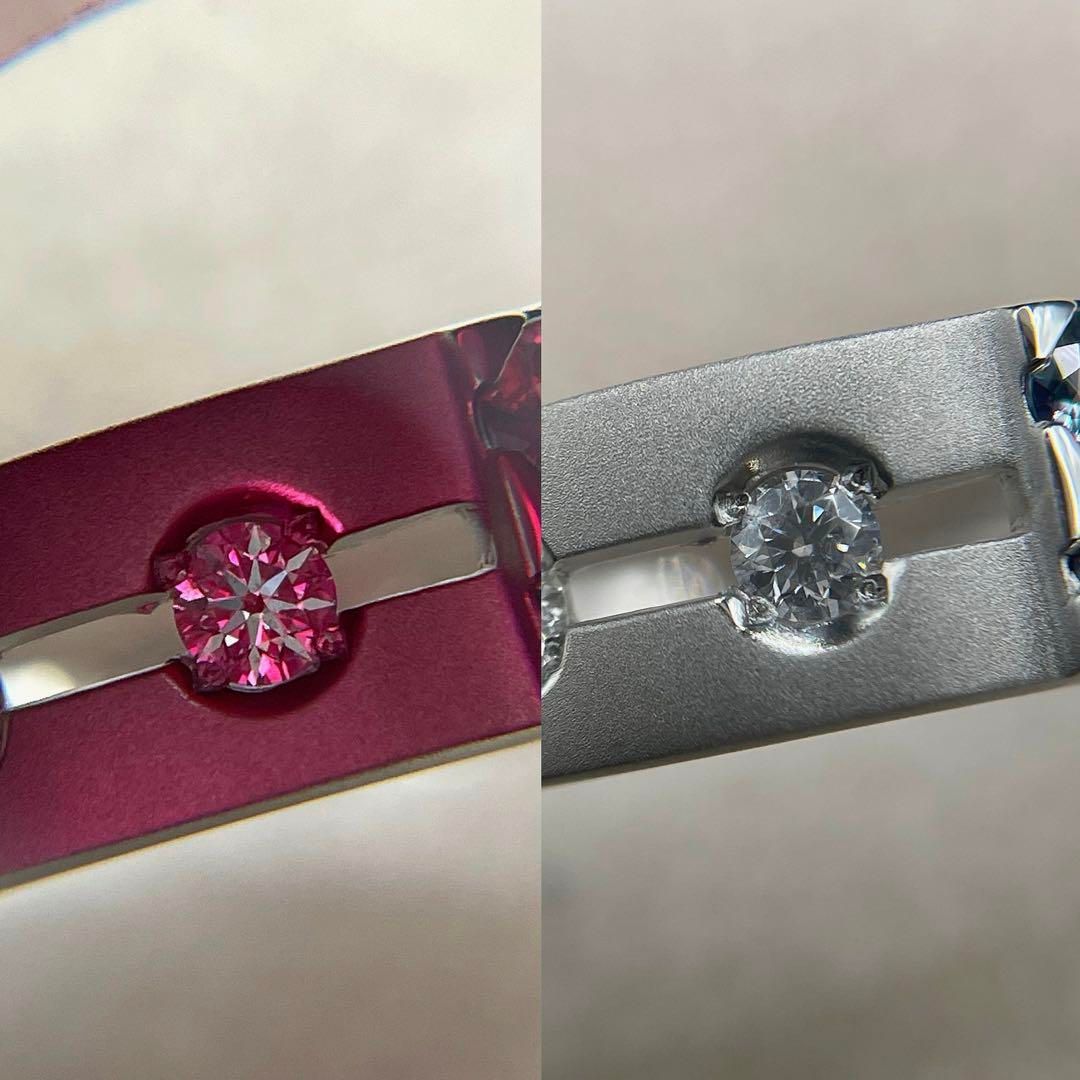 JJ52☆高級 アレキサンドライト0.32ct D pt950 リング 鑑付 - メルカリ