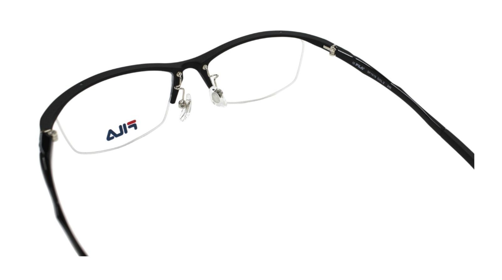 度付き メガネ FILA フィラ スポーツ ハーフリム ナイロール スクエア 大きい 幅広 度あり 度入り 近視 乱視 度なし 男性 メンズ おしゃれ かっこいい FILA フィラ メガネフレーム 眼鏡フレーム ハーフリム