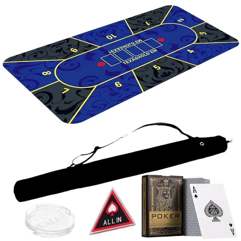 5点セット】60×120 ポーカーマット ポーカーセット ALL IN