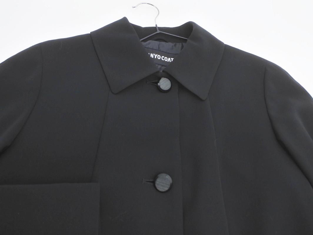 SANYO COAT サンヨーコート ステンカラー コート size11/黒
