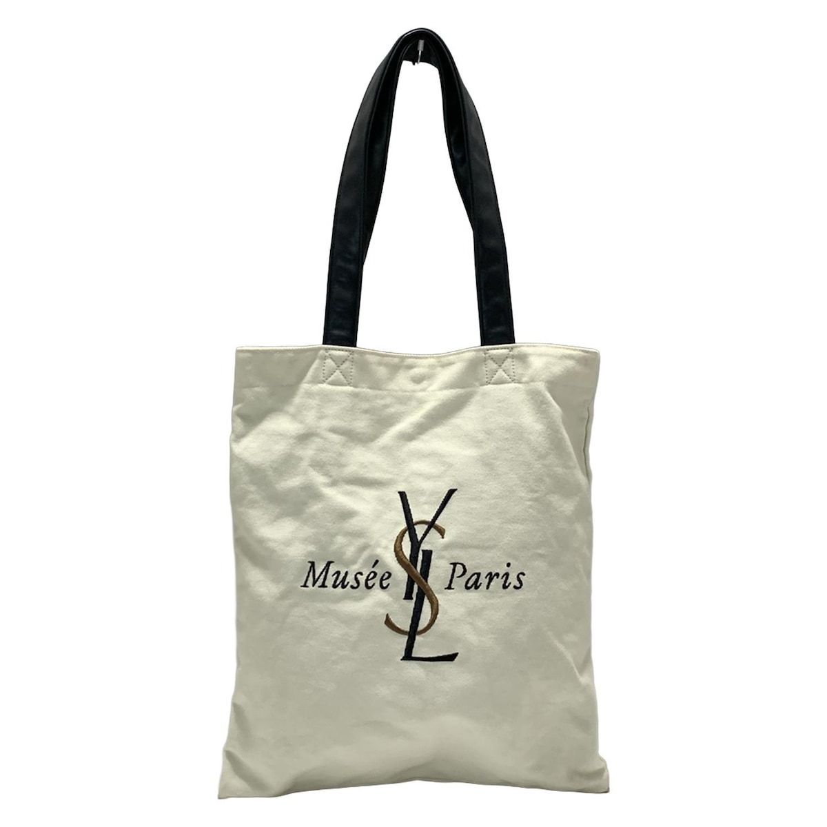 YSL Musee Paris トートバッグ トートバッグ YSL Paris ホワイト み*ぃ