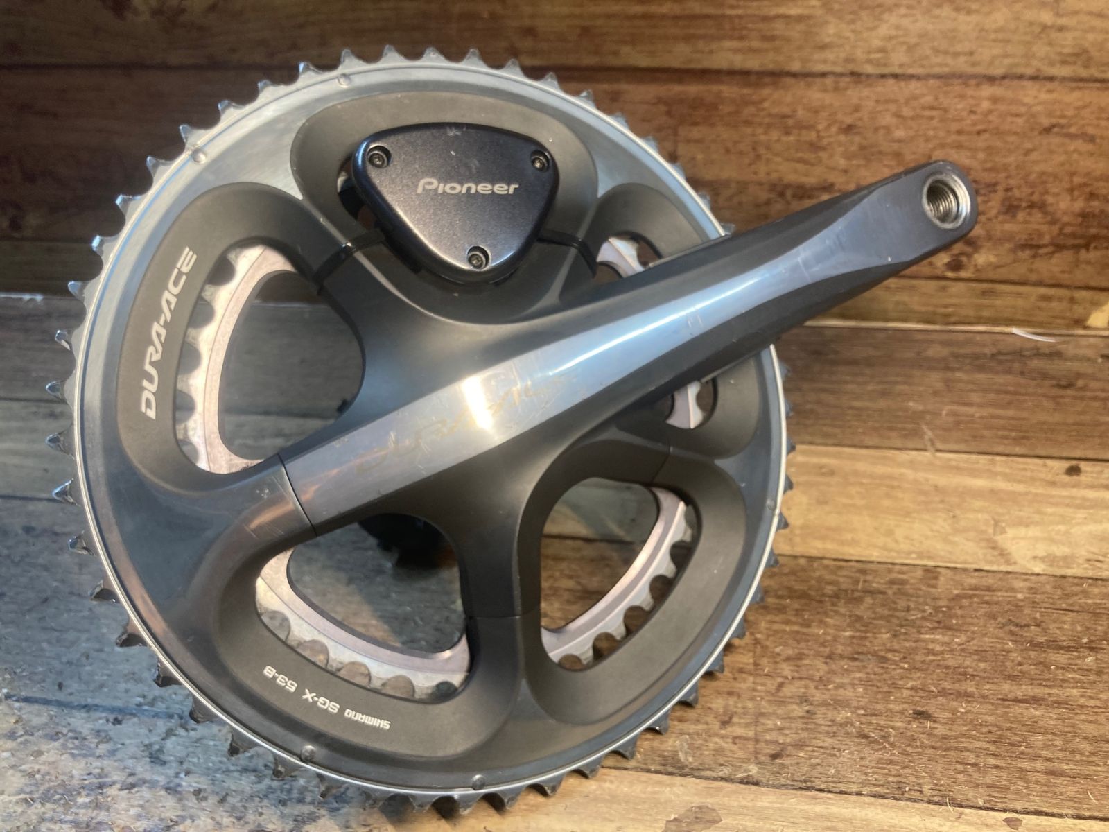 HU566 シマノ SHIMANO デュラエース DURA-ACE FC-7900 クランクセット 53/39T 170mm パイオニアパワメ  ※センサー付属、起動確認済 - メルカリ