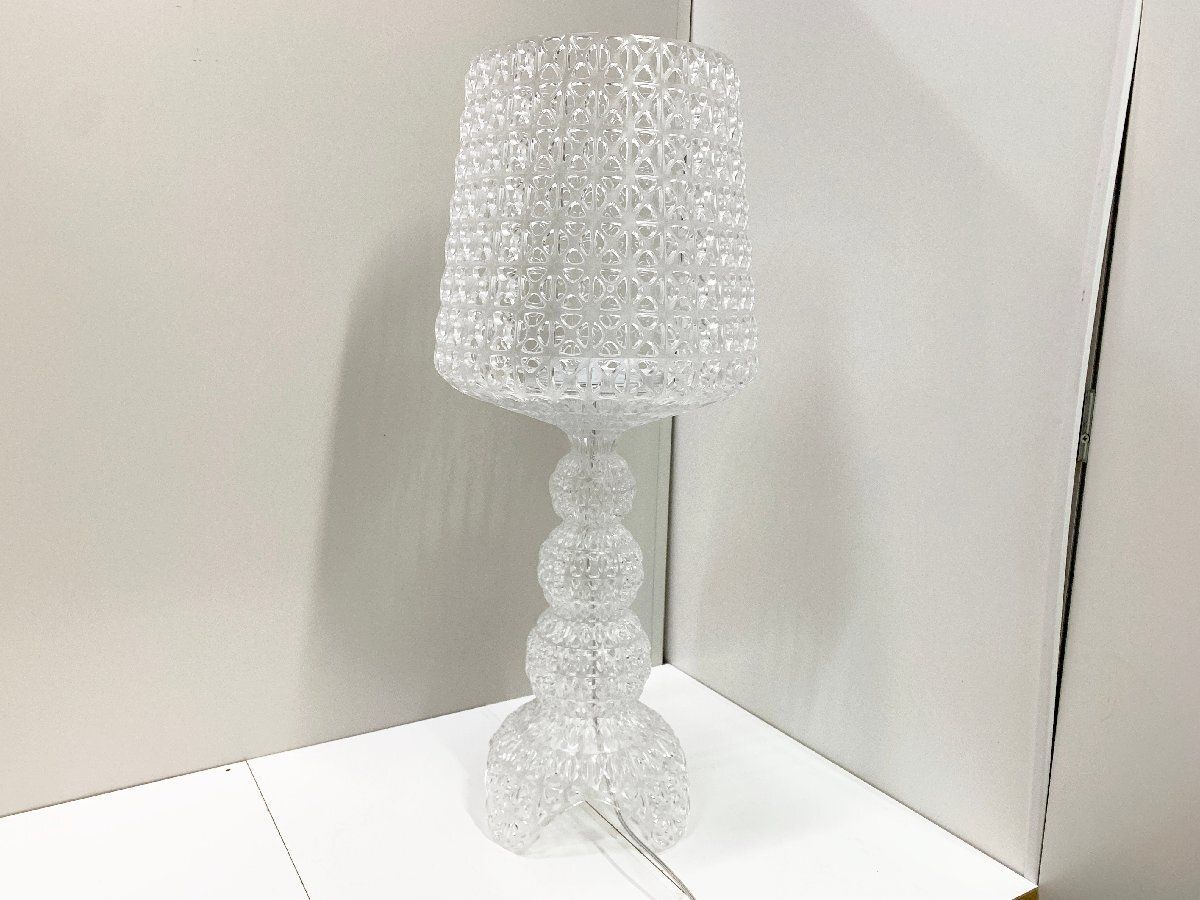 ◆カルテル Kartell ミニカブキ MINI KABUKI 照明 テーブルランプ フロアランプ クリスタル LED光源 雑貨 動作 済み 定価7.6万 他1143