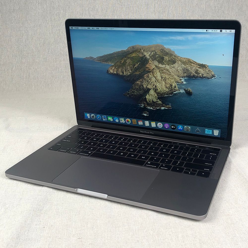 ジャンク品・本体のみApple MacBook Pro (13インチ， 2019， Thunderbolt 3ポート x 4)【i7・16GB・512GB】画面表示異常　A1989 EMC3358/LT-JUNK-241403（236394）