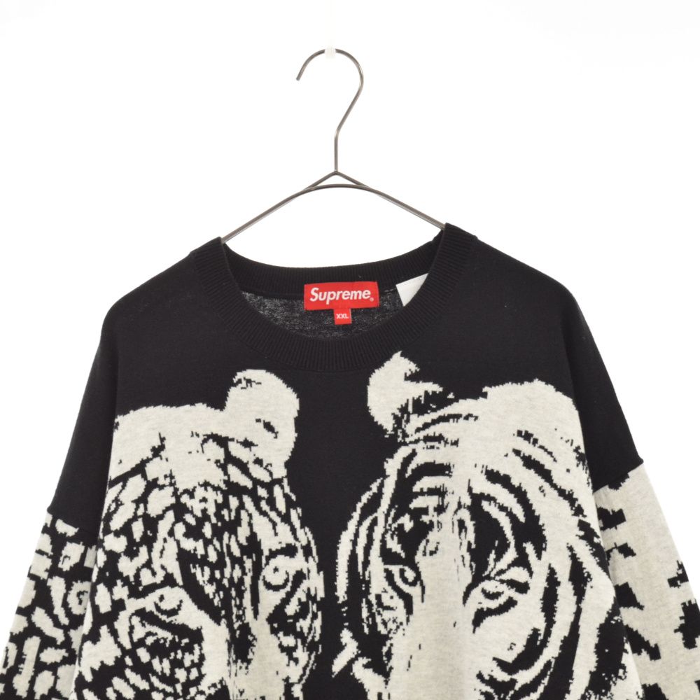 SUPREME (シュプリーム) 23SS Big Cats Jacquard L/S Top ビッグ SUPREME (シュプリーム) 23SS Big Cats Jacquard L/S Top ビッグ