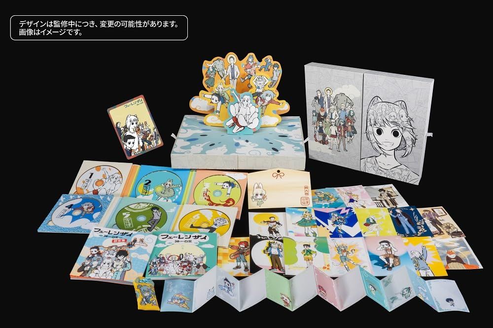 成長 未開封 豪華版 フェレンザイ -神さまの日常- A6サイズステッカー3枚セット 付 DVD 形式 DVD