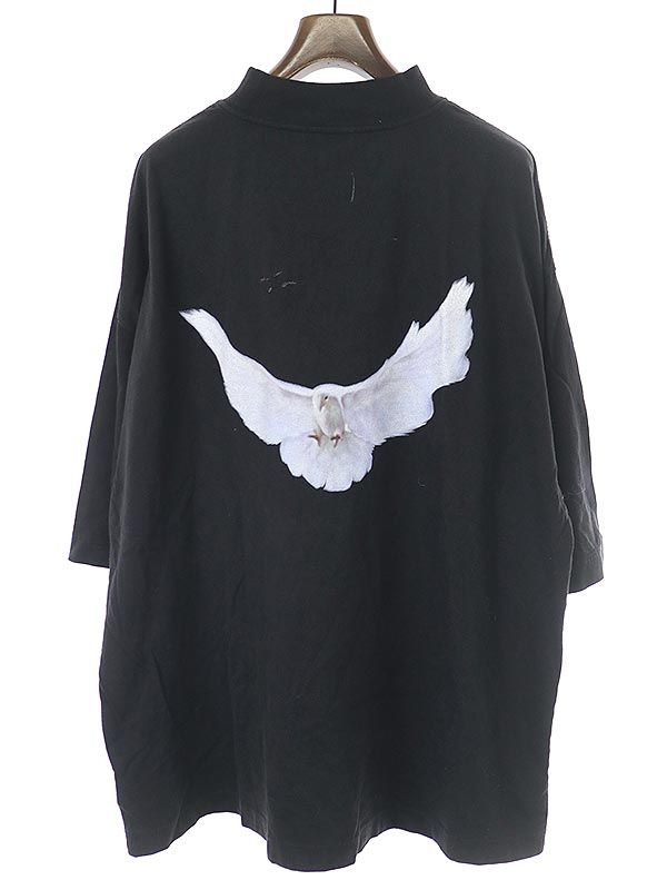 YEEZY GAP ENGINEERED BY BALENCIAGA イージーギャップ エンジニアド バイ バレンシアガ DOVE プリント  オーバーサイズTシャツ ブラック S - メルカリ