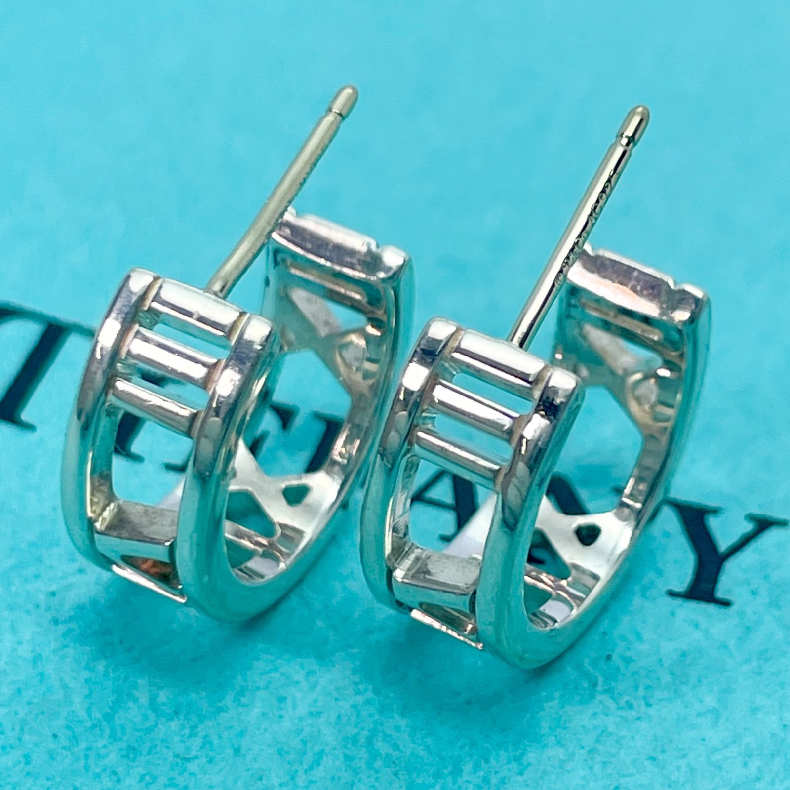 ティファニー アトラス オープン フープ ピアス シルバー925 Tiffany&Co. /24-550