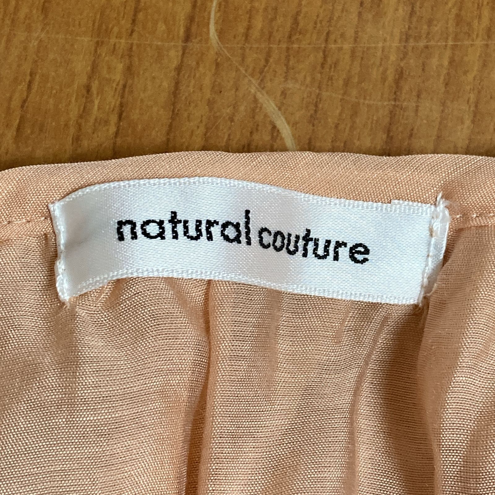 natural couture ナチュラルクチュール F フリーサイズ サーモンピンク