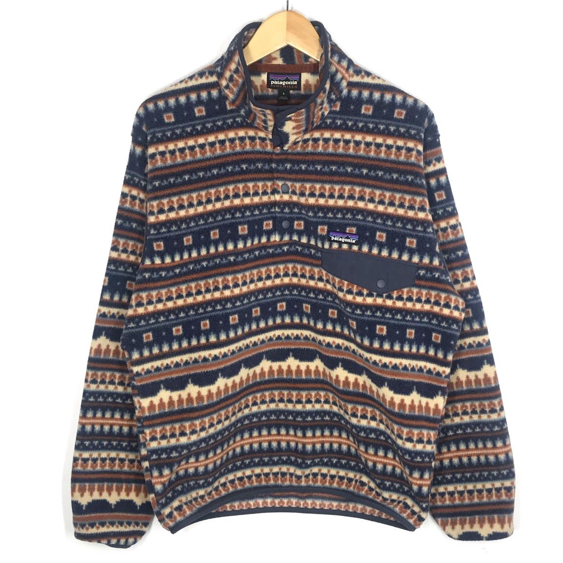 倉吉店 Patagonia | パタゴニア その他トップス Lightweight Synchilla SnapT フリース 25580FA21 総柄 サイズ S 92