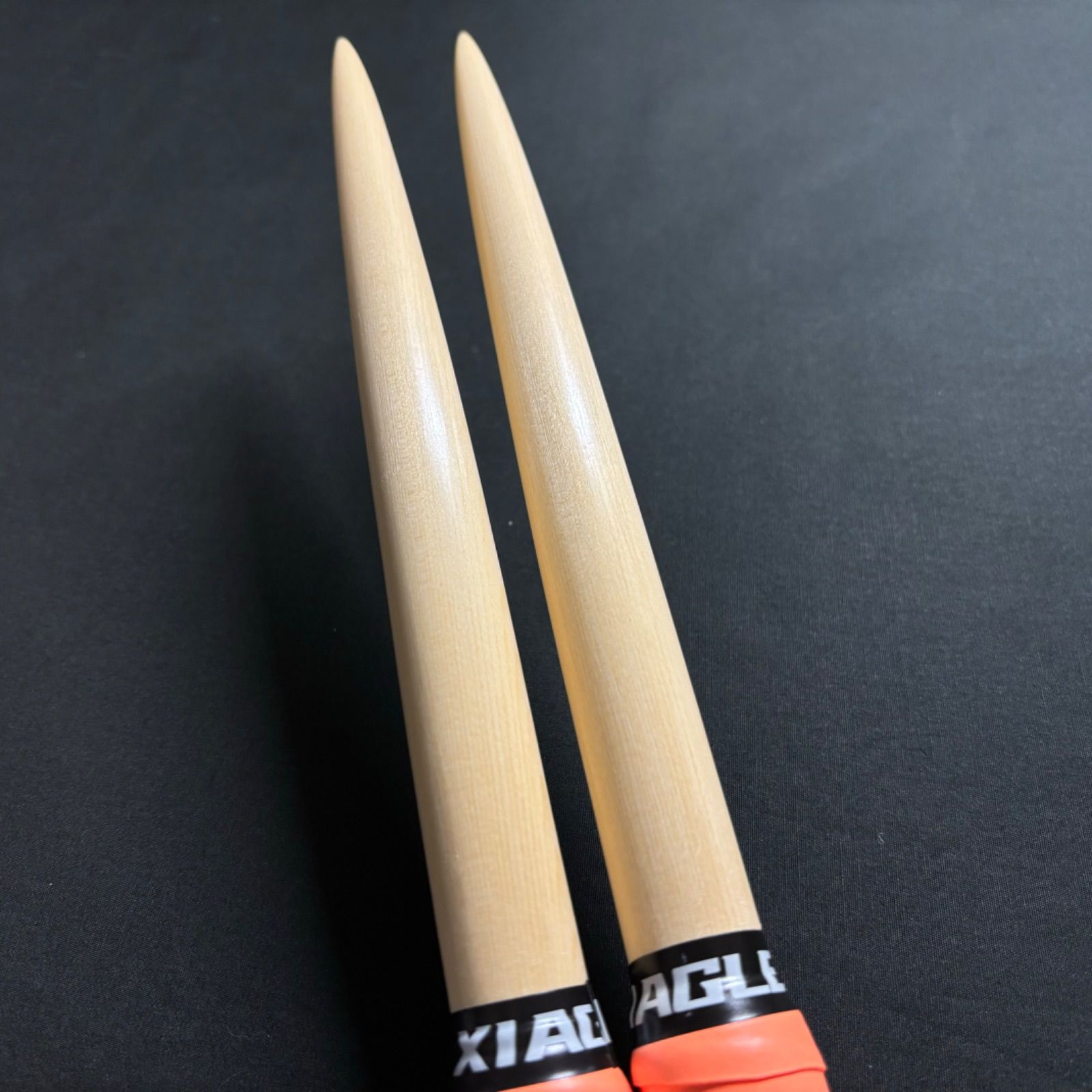 米ヒバ万能型】太鼓の達人 マイバチ 直径2.0cm×長さ37.0cm オレンジ