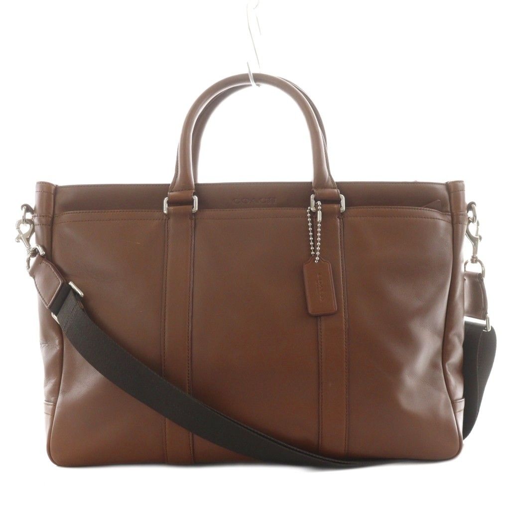 6DM16 COACH コーチ トートバッグ メトロポリタン レザー ブラウン メトロポリタン トート 32（トートバッグ）｜COACH（コーチ）の