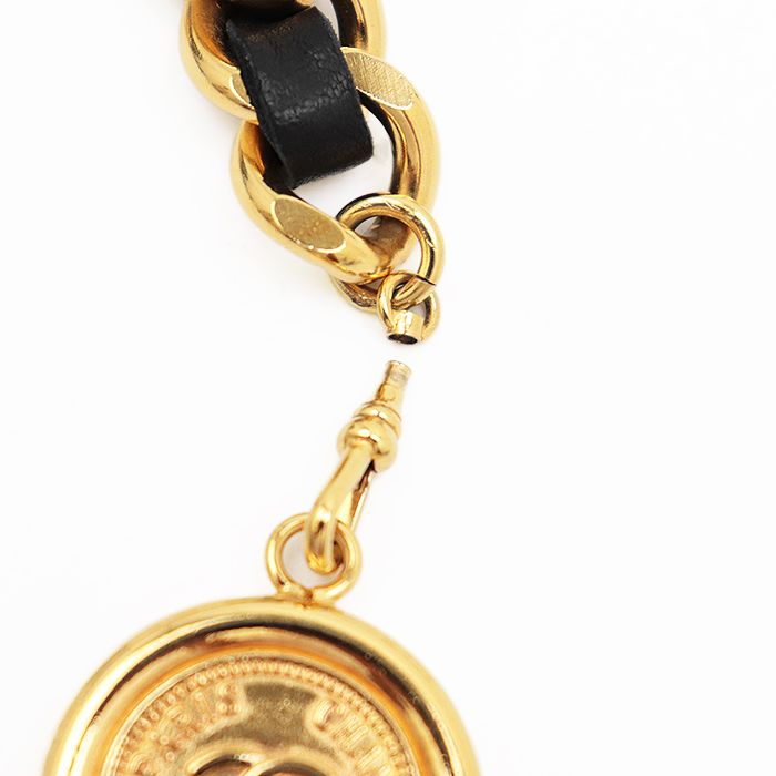 CHANEL シャネル チェーンベルト レザー コンビネーション