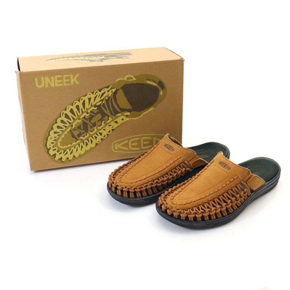 ✨美品✨キーン KEEN ユニーク2スライド【27】ブラウン KEEN /キーン UNEEK II SLIDE ユニークツースライド スポーツ