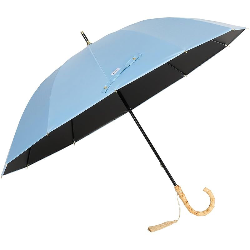 マブ mabu 日傘 UVカット 100 傘 日傘兼用雨傘 レディース 50cm 12本骨 江戸 勿忘草 SMV-41954 雨傘 遮光 晴雨兼用傘 おしゃれ 可愛い 軽量 和柄 人気 大きい 女性用 umbrella