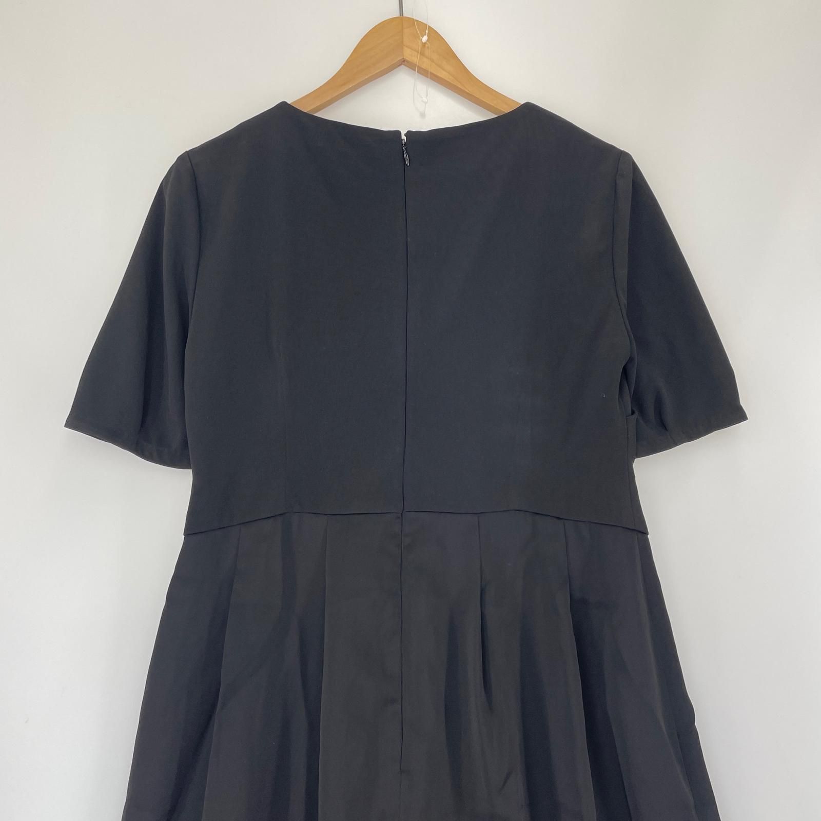 PEELSLOWLY ピールスローリー 異素材切替ワンピース size38