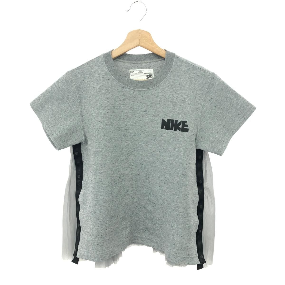 sacai バックプリーツスウェット NIKE×sacai ナイキ×サカイ フロントロゴバックプリーツ