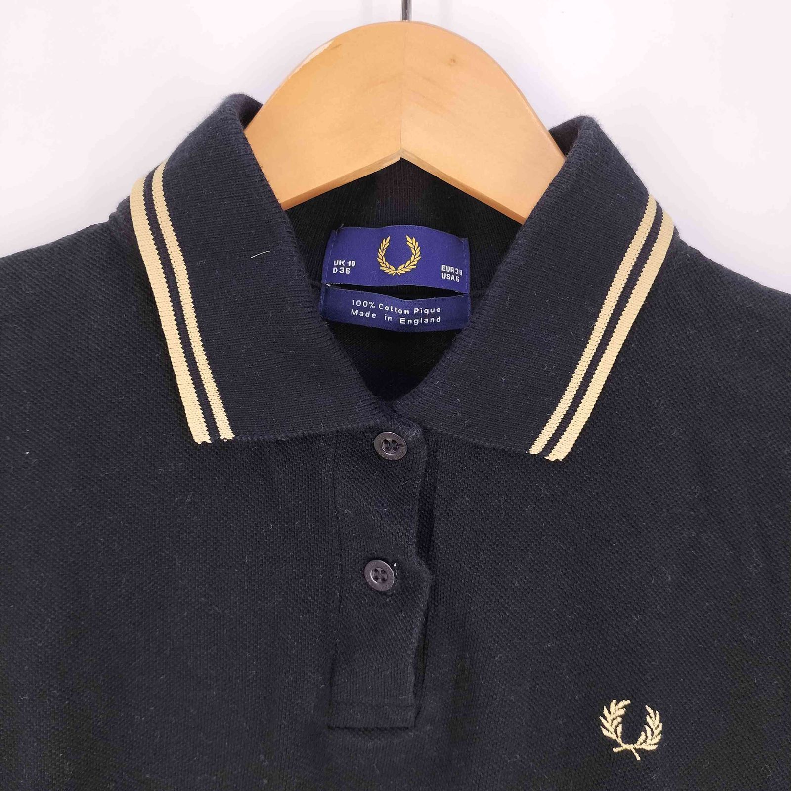 フレッドペリー FRED PERRY ロゴ刺繍 鹿の子 ポロシャツ