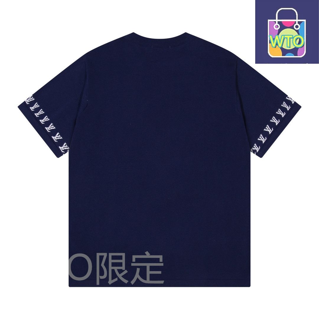 LV ロゴジャカード ニットTシャツ