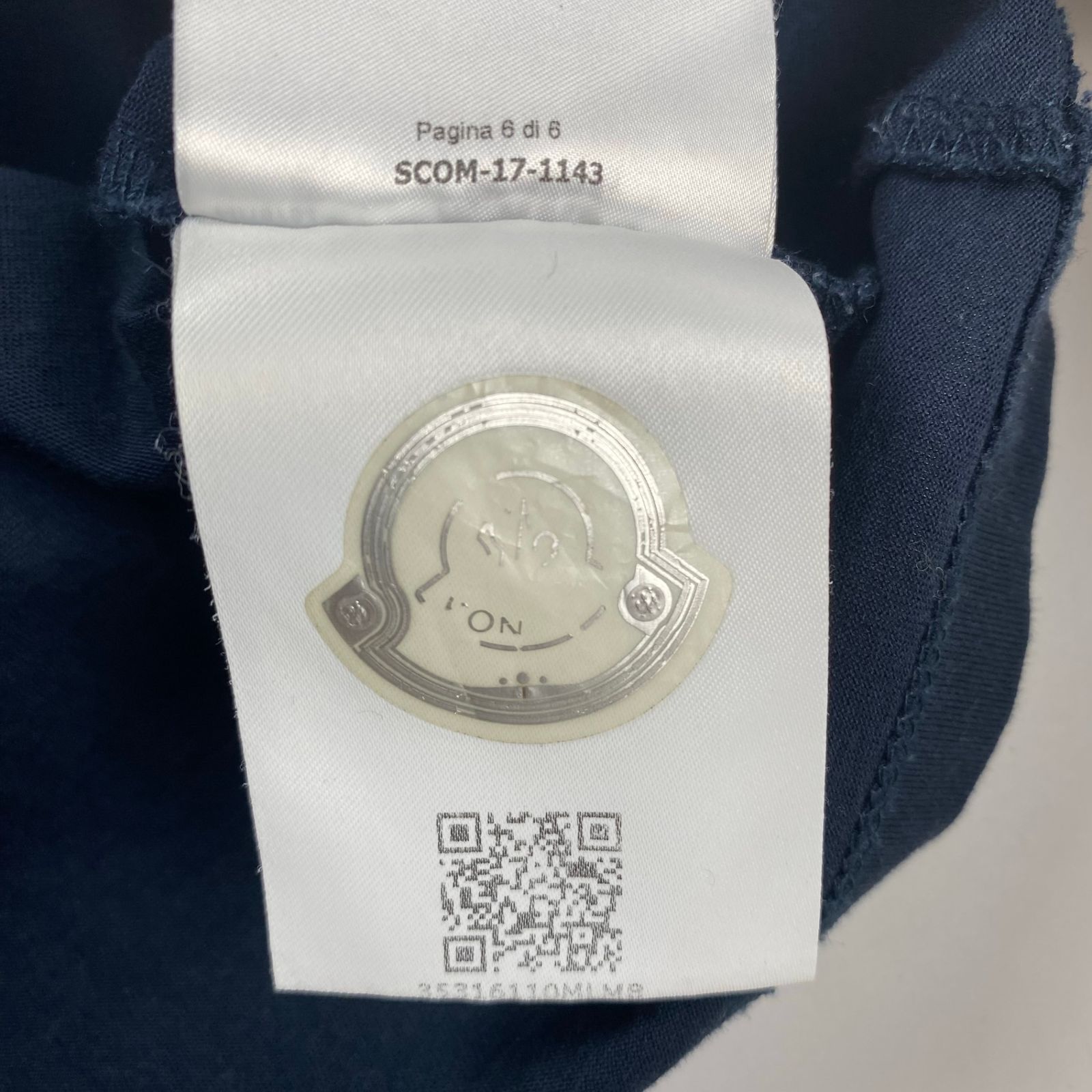 鑑定済・国内代理店タグ付】MONCLER モンクレール / ダブルロゴ