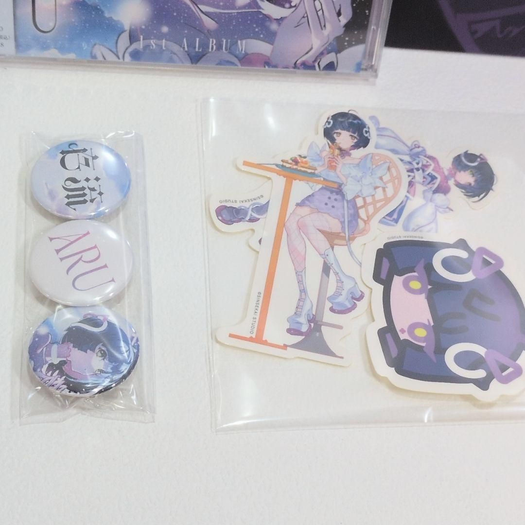 ARU 存流 神椿 アクリルキーホルダー ステッカー 缶バッジ CD ARU 存流 神椿 アクリルキーホルダー ステッカー 缶バッジ CD - メルカリ