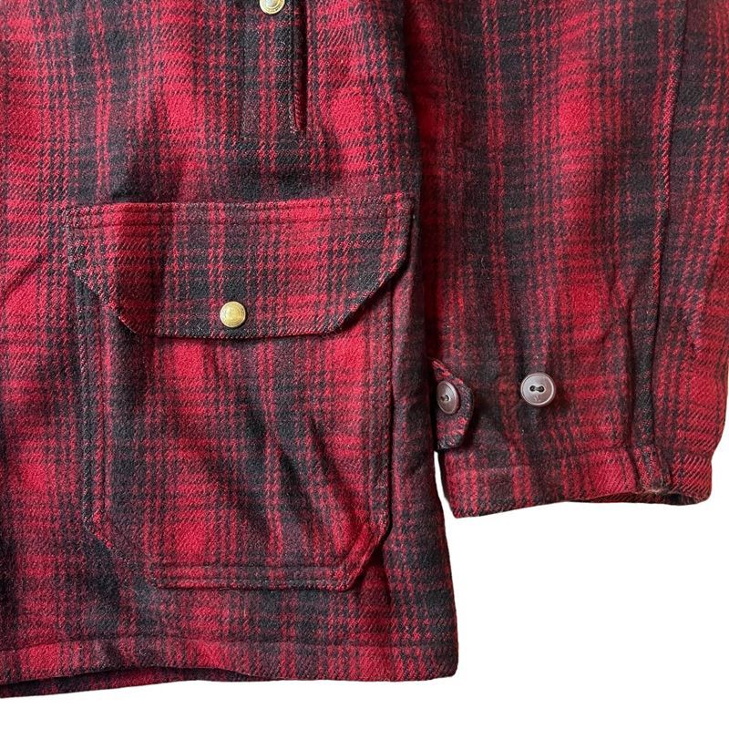 □安く□ 50s Woolrich ウールリッチ チェック ウール マッキーノ