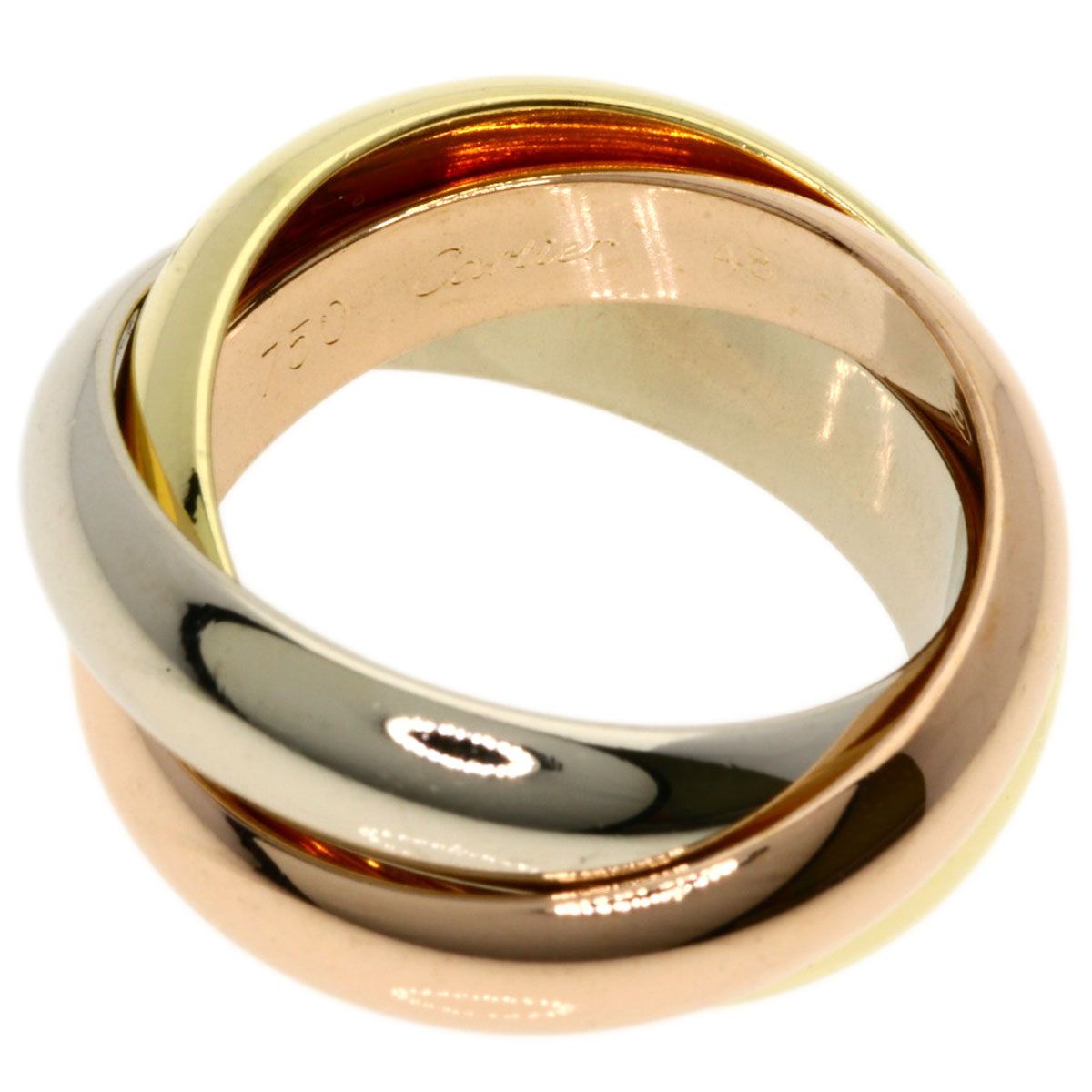 Cartier♦︎カルティエ トリニティリング 750 サイズ48 K18カルティエ