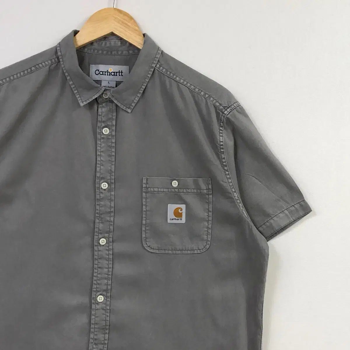 L Carhartt カーハート デニム ワーク シャツ