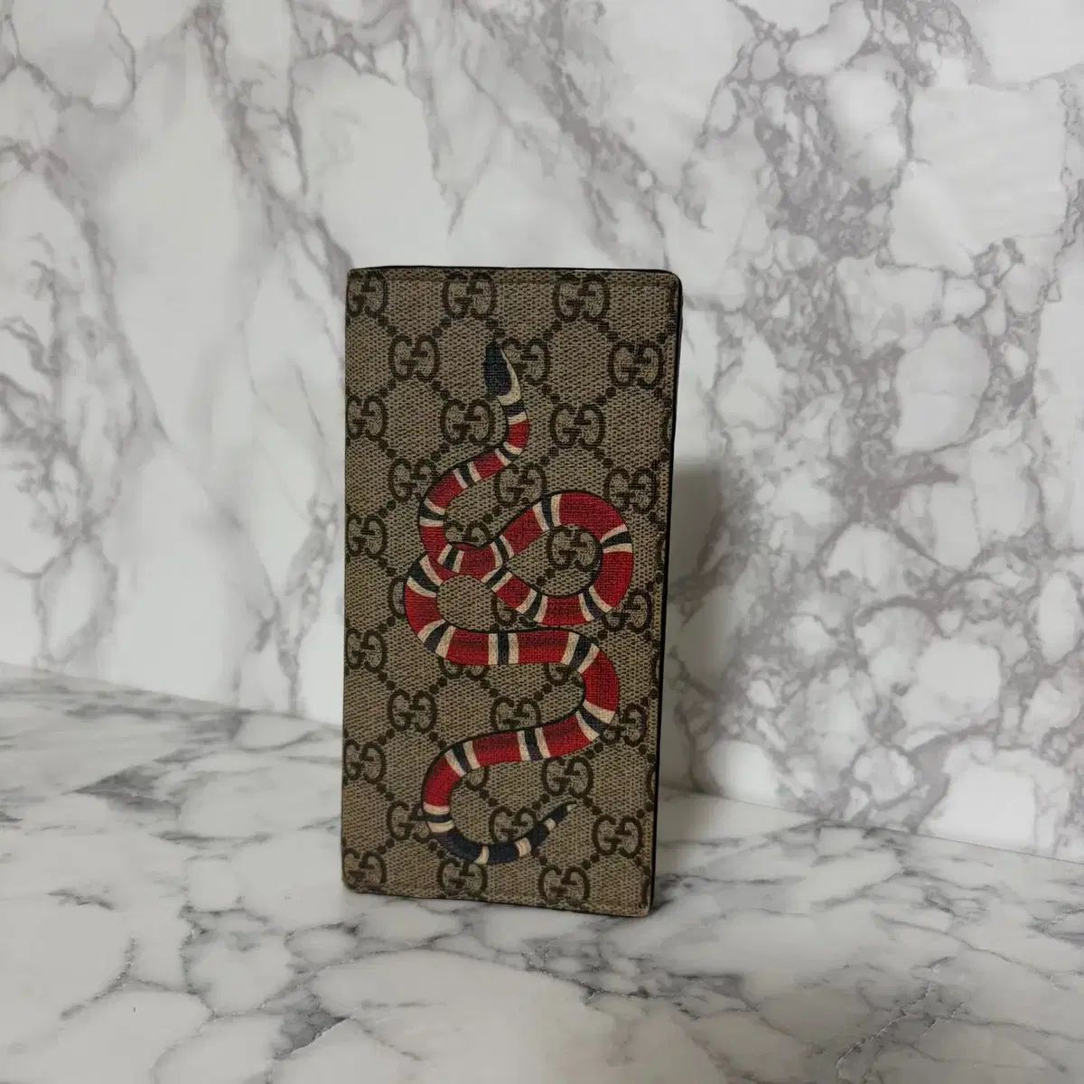 OS GUCCI グッチ 蛇 長財布