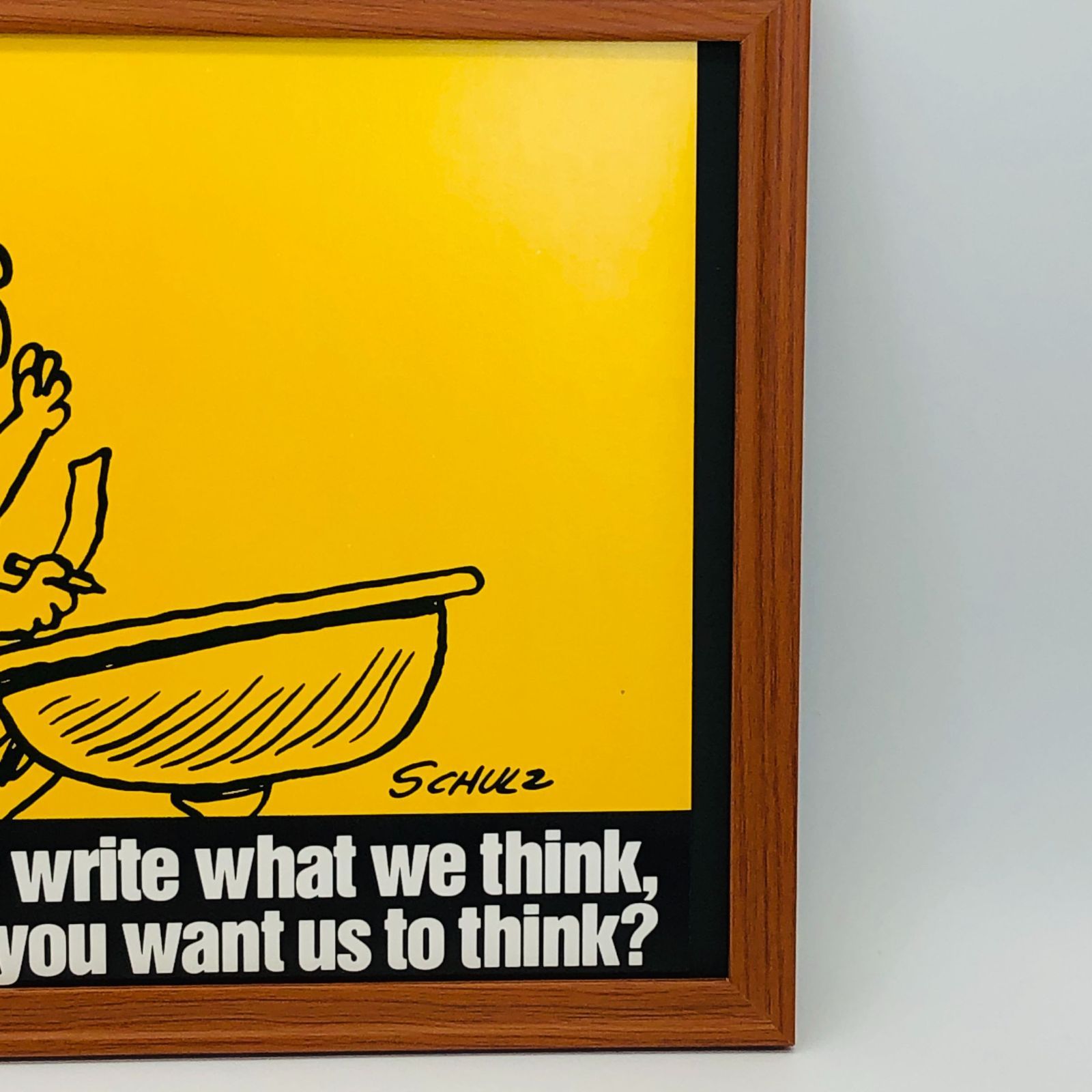 ヴィンテージ ライナス サリー ウッドフレーム 壁掛け ヴィンテージ ライナス サリー ウッドフレーム 壁掛け ヴィンテージ