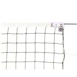 KTネット 周囲ロープ式 6人制バレーネット 日本製 サイズ 巾100cm×長さ9.5×網目10cm KT107