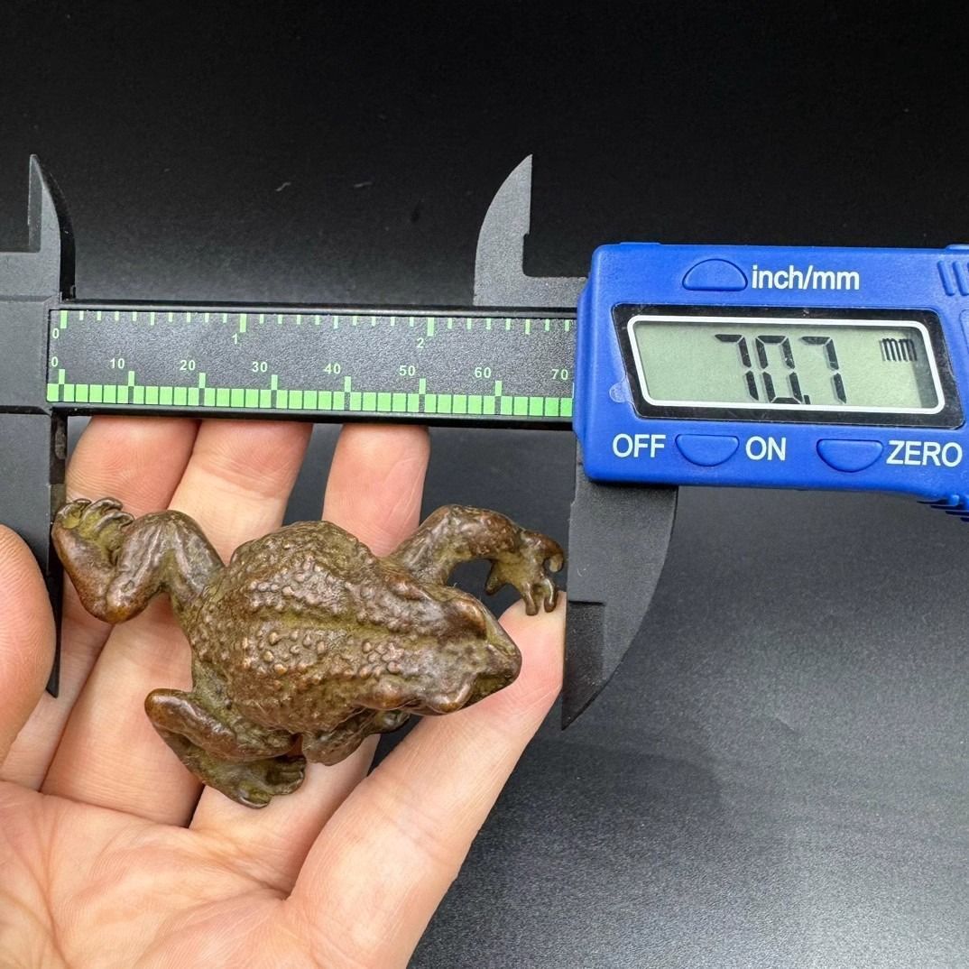 ヒキガエル ゴールデン ブロンズ カエル 置物 真鍮 開運 幸運 ヒキガエル ゴールデン ブロンズ カエル 置物 真鍮 開運 幸運