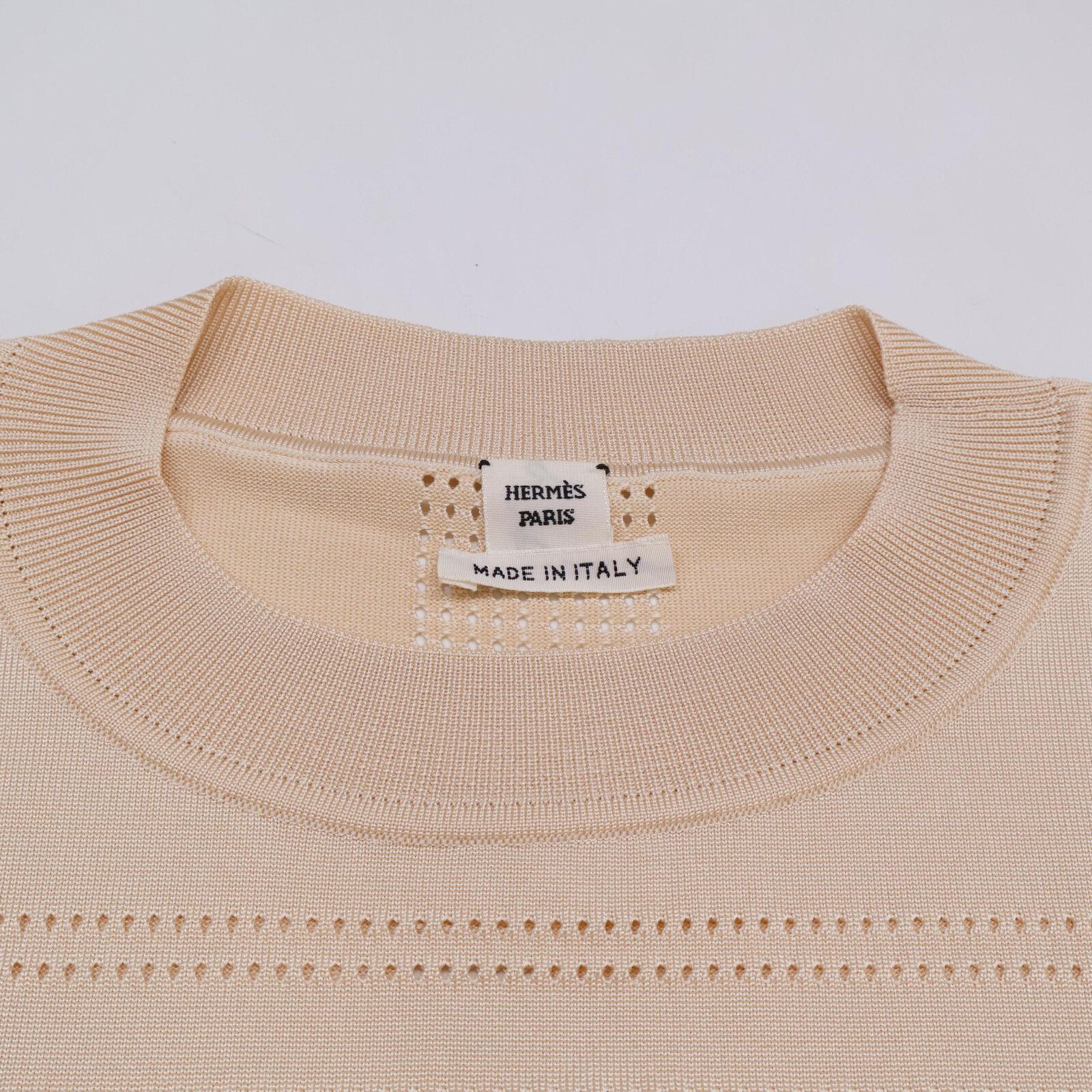 HERMES エルメス ﾌﾞﾘｯﾄﾞﾄﾞｩｶﾞﾗｼﾙｸﾆｯﾄ 36 - メルカリ