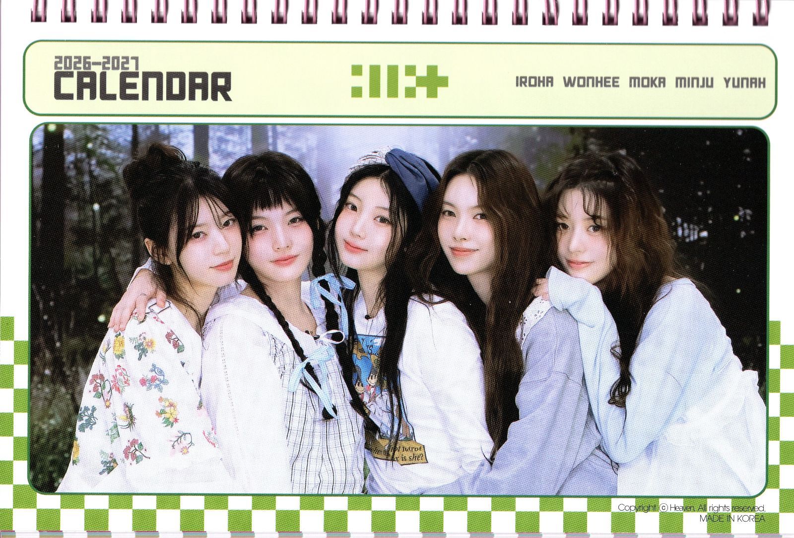 ILLIT アイリット グッズ 卓上 カレンダー (写真集) 2026~2027年(2年分