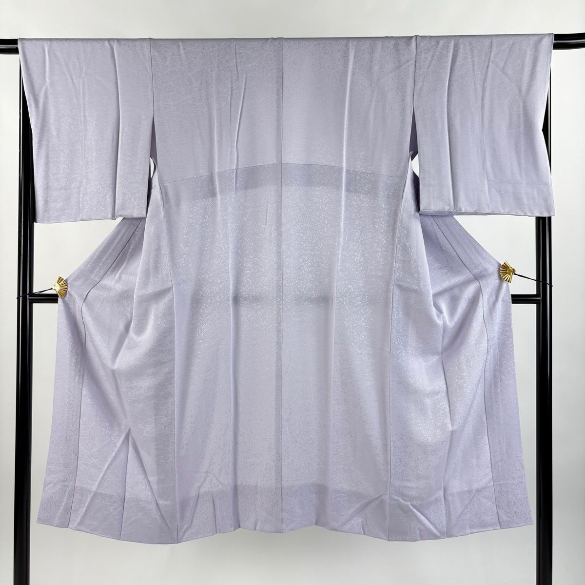 長襦袢 身丈130.5cm 裄丈66cm M 地紋 薄紫 正絹 秀品