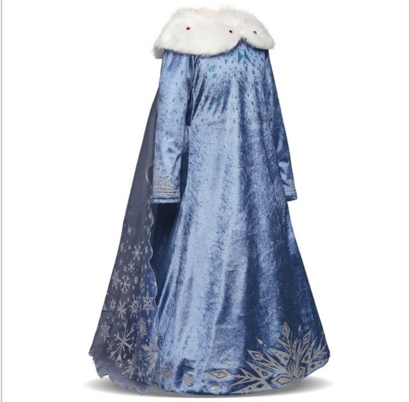 未使用品 アナと雪の女王 エルサドレスコスチューム 7-8歳 サイズ１３０ Amazon.co.jp: [YITING] 子供 用 プリンセス エルサ ドレス