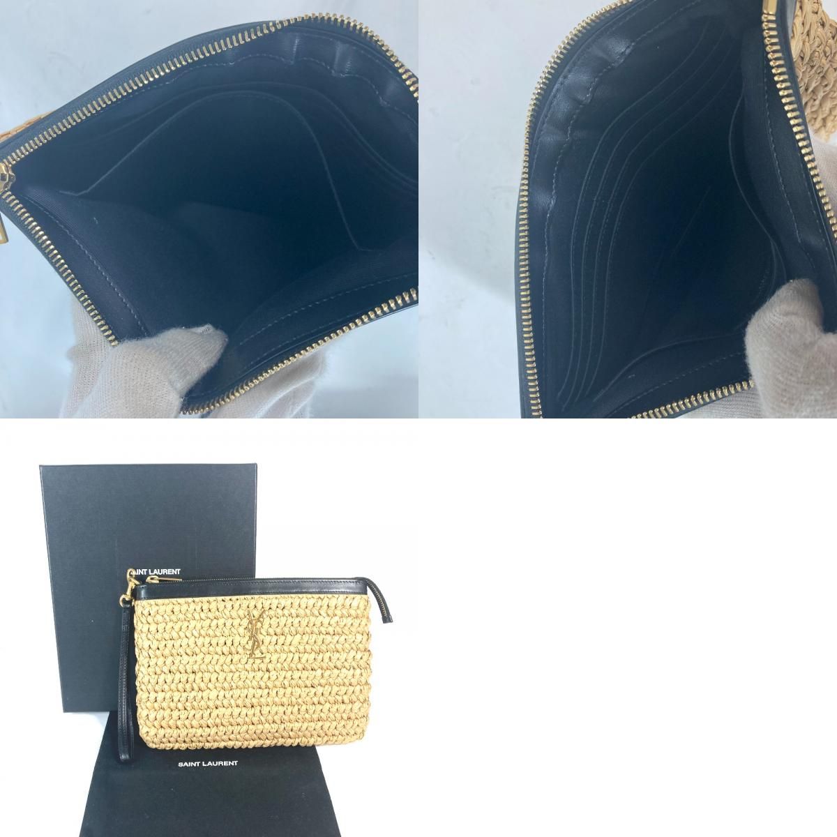 SAINT LAURENT PARIS サンローランパリ クラッチバッグ YSLロゴ 531917