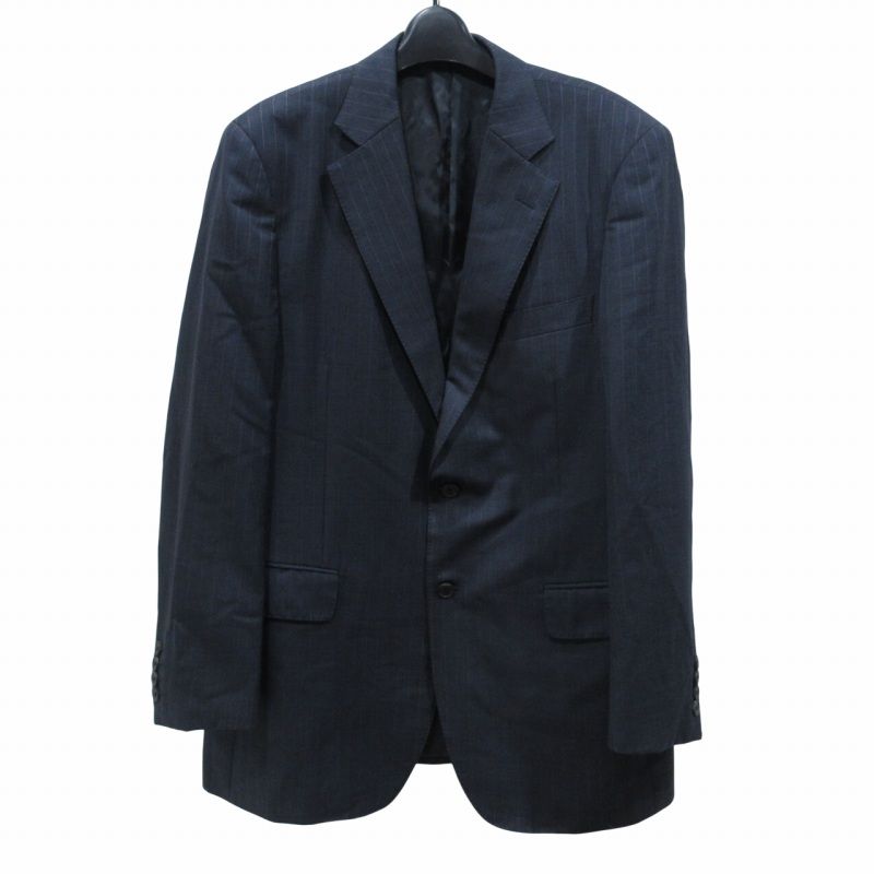 Aquascutum テーラードジャケット ネイビー 8 ダブルボタン オフィス Aquascutum テーラードジャケット ネイビー 8 ダブルボタン