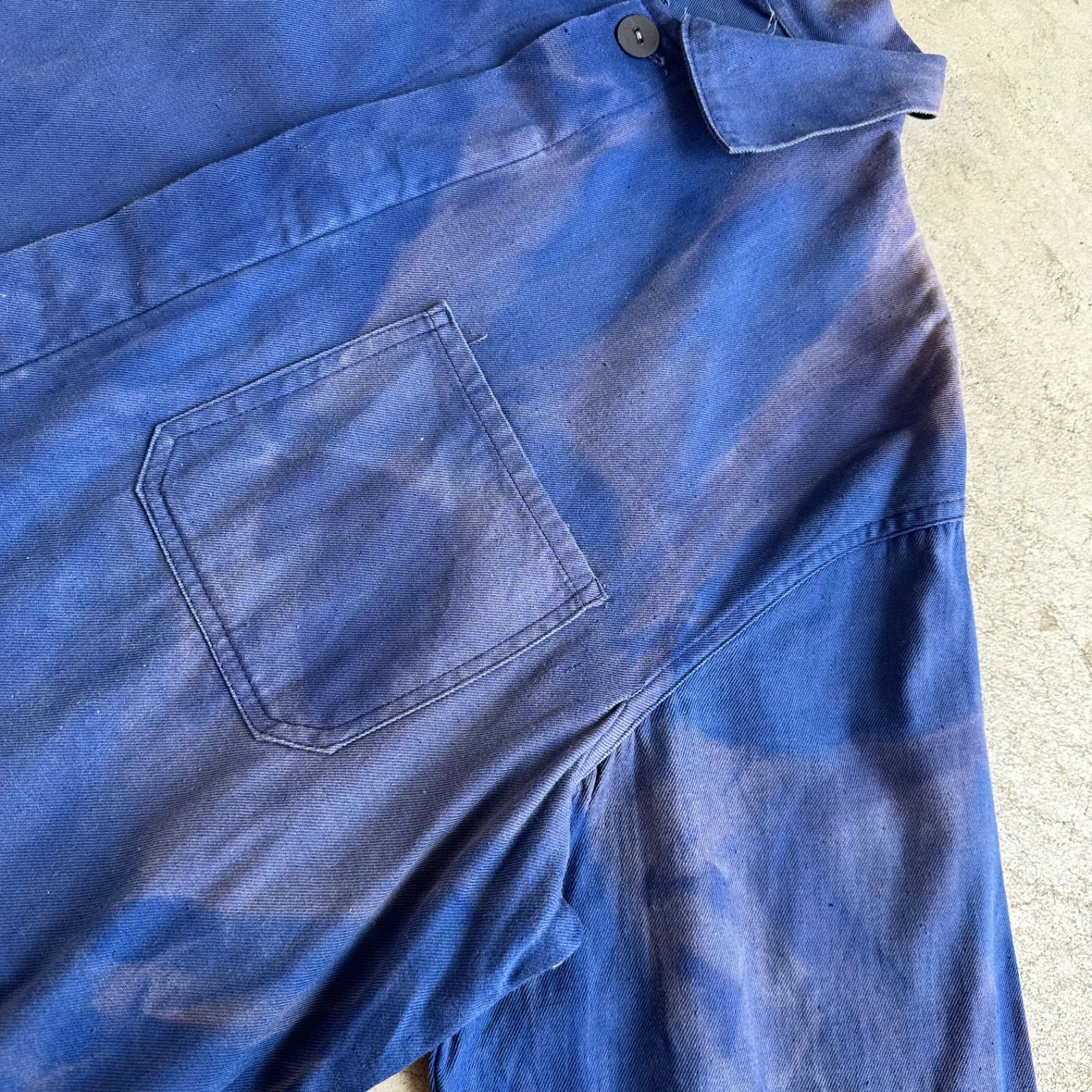 60s フレンチヴィンテージ EURO(ユーロ)ワークジャケット フェード 60s フレンチヴィンテージ EURO(ユーロ)ワークジャケット フェード