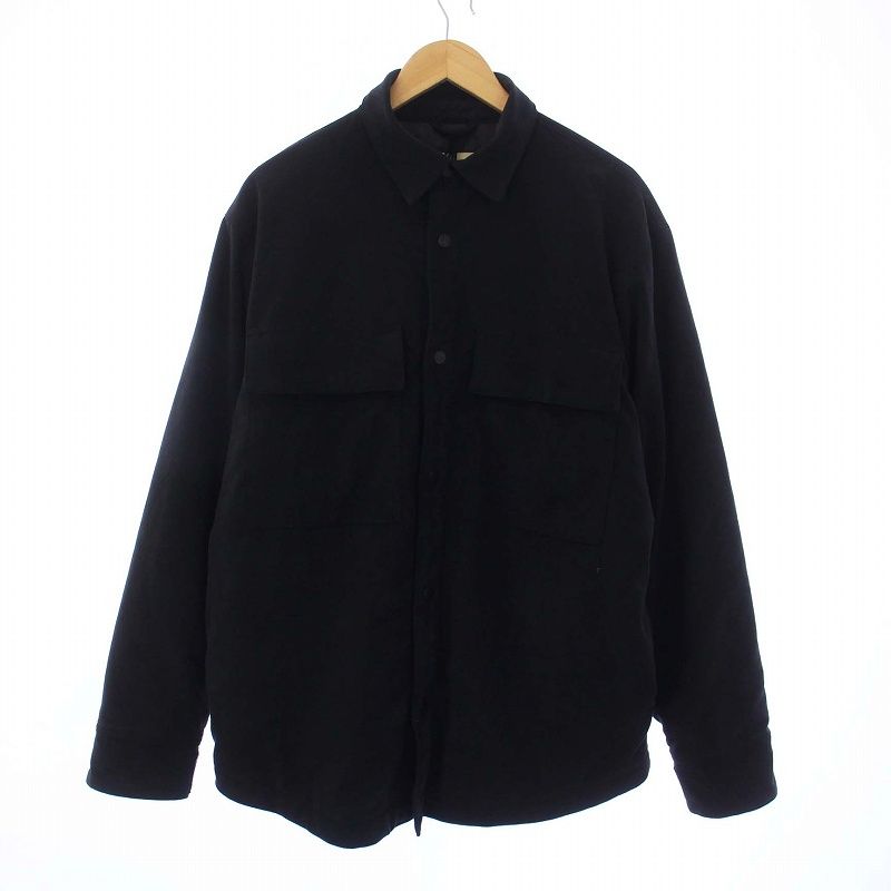 フィアオブゴッド Fear of God 6th SIXTH Collection Ultra Suede Shirt ウルトラスウェードシャツジャケット 中綿 アウター S 黒 ブラック /KH