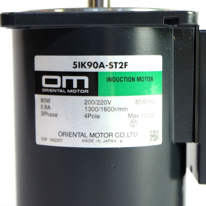 オリエンタルモーター インダクションモーター 5IK90A-ST2F5IK90A-CTF 未使用Oriental Motor 5IK90GU-ST2F モーター